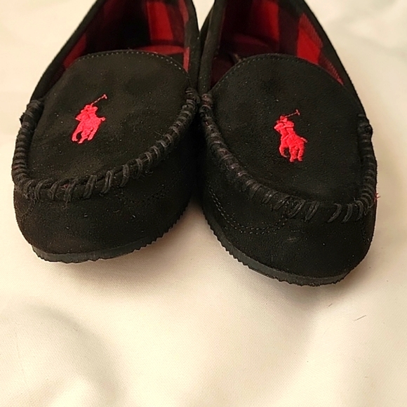NWT POLO Ralph Lauren Moccasin Slip On Memory Form Pony Logo Buffalo Women's 10 - Picture 2 of 4